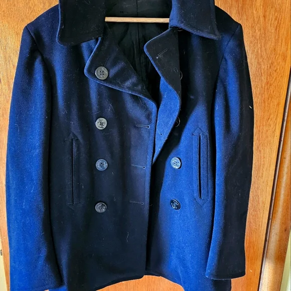 Navy pea coat - Picture 1 of 2